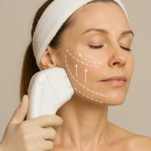 Woman having HI-FU to reduce wrinkles call LA LIPO Cambridgeshire Now!