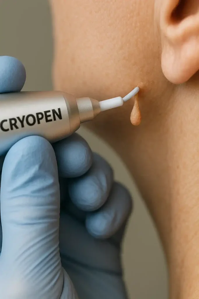 Cryopen for skin tags removal Cambridgeshire speak to our team today!