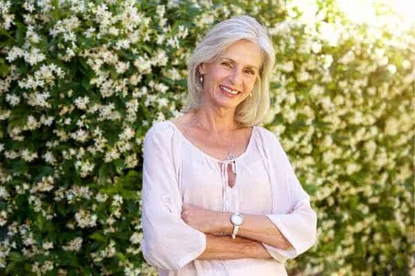 Older woman happy with urinary incontinence treatment Cambridgeshire