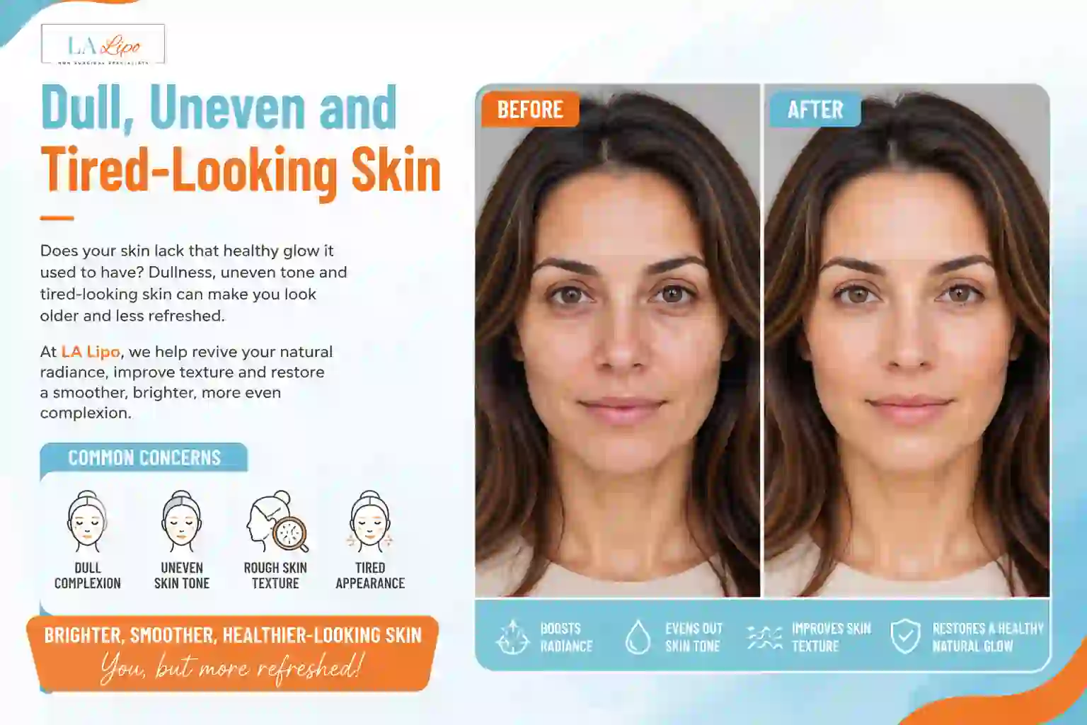 Sign #5: Dull, Uneven and Tired-Looking Skin Cambridgeshire